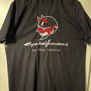 Men’s Dickies shop shirt, Cycle Visions California - XL